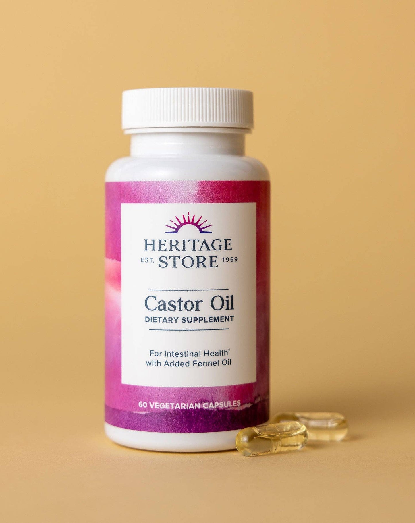 Castor Oil Capsules 60 ct