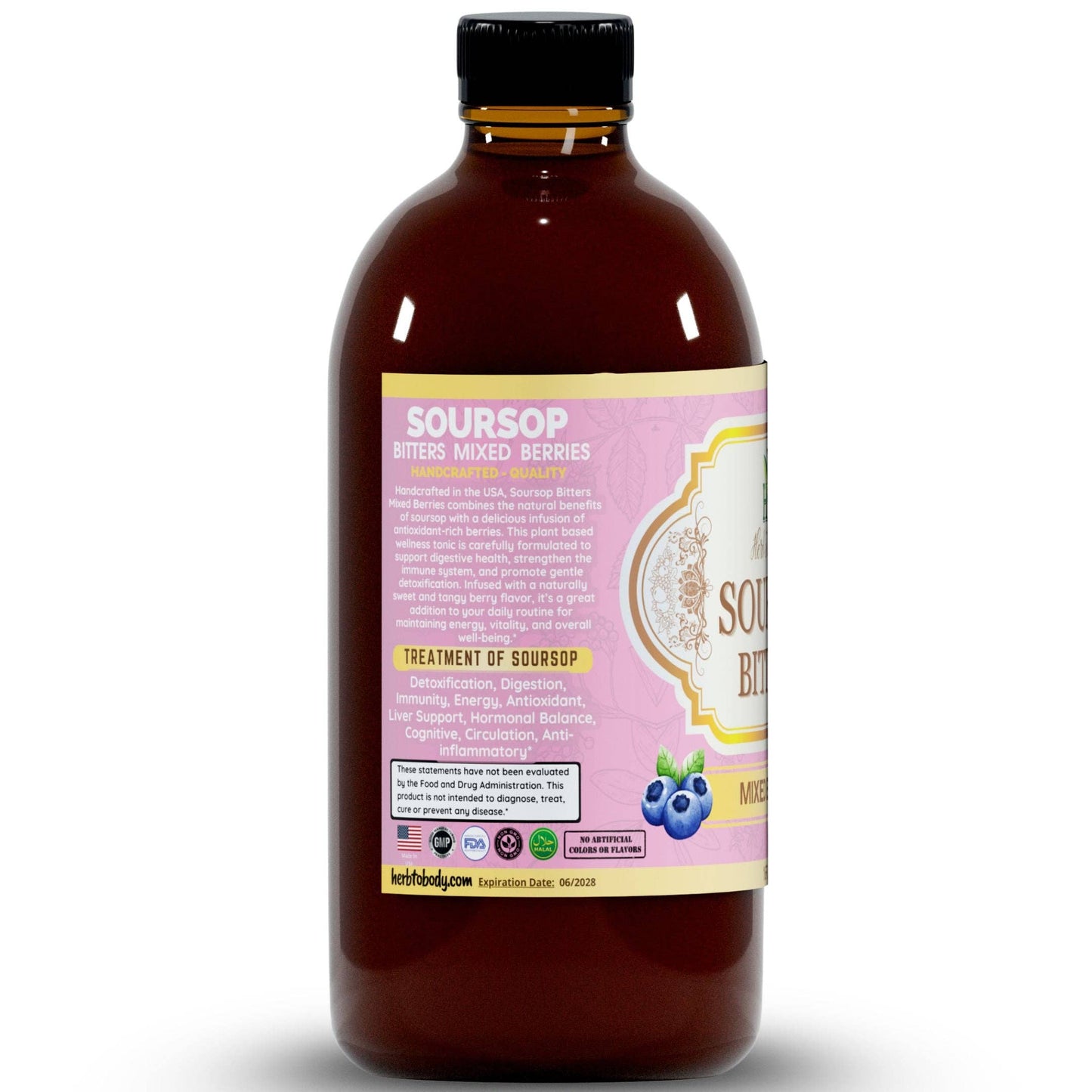 Soursop Bitters Mixed Berries – Immune & Digestive Support