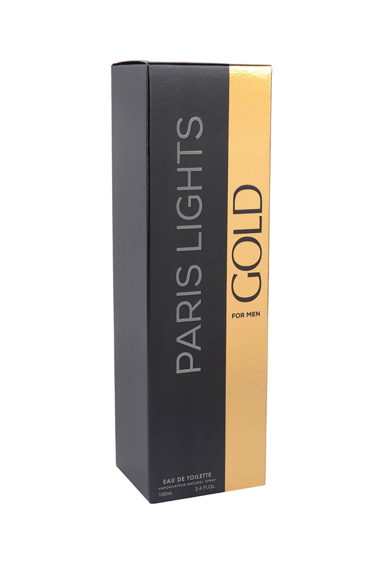 Paris Lights Gold Natural Spray Cologne For Men