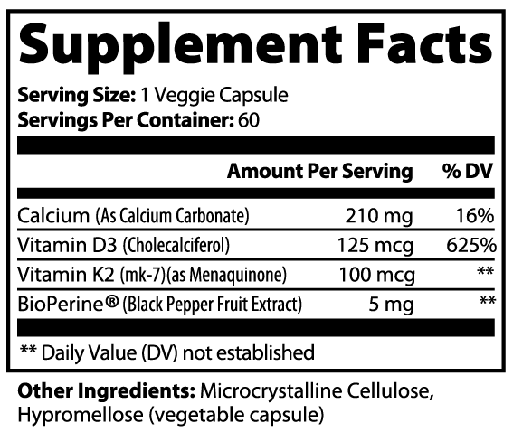 Bone & Heart Support, 60 ct. SUPPLEMENT