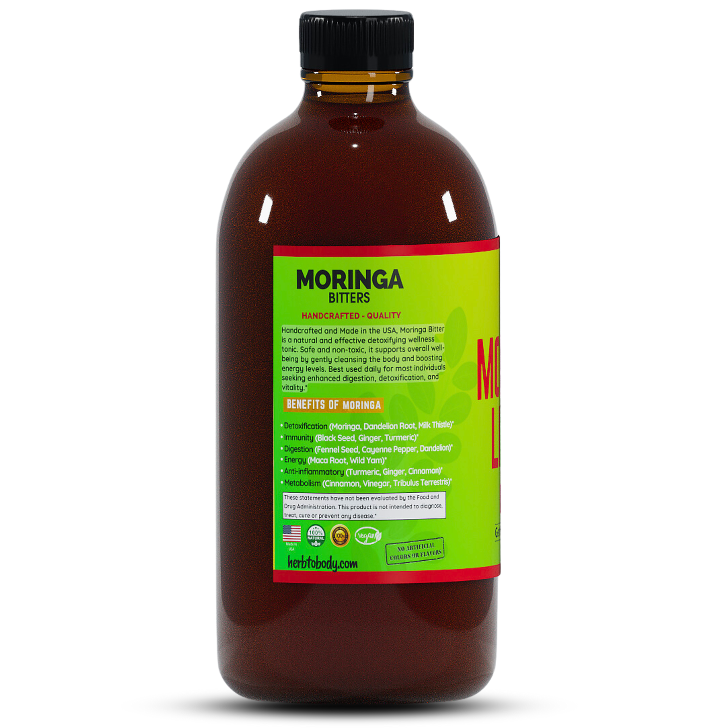 Moringa Living Bitter Oral Supplement 16oz
