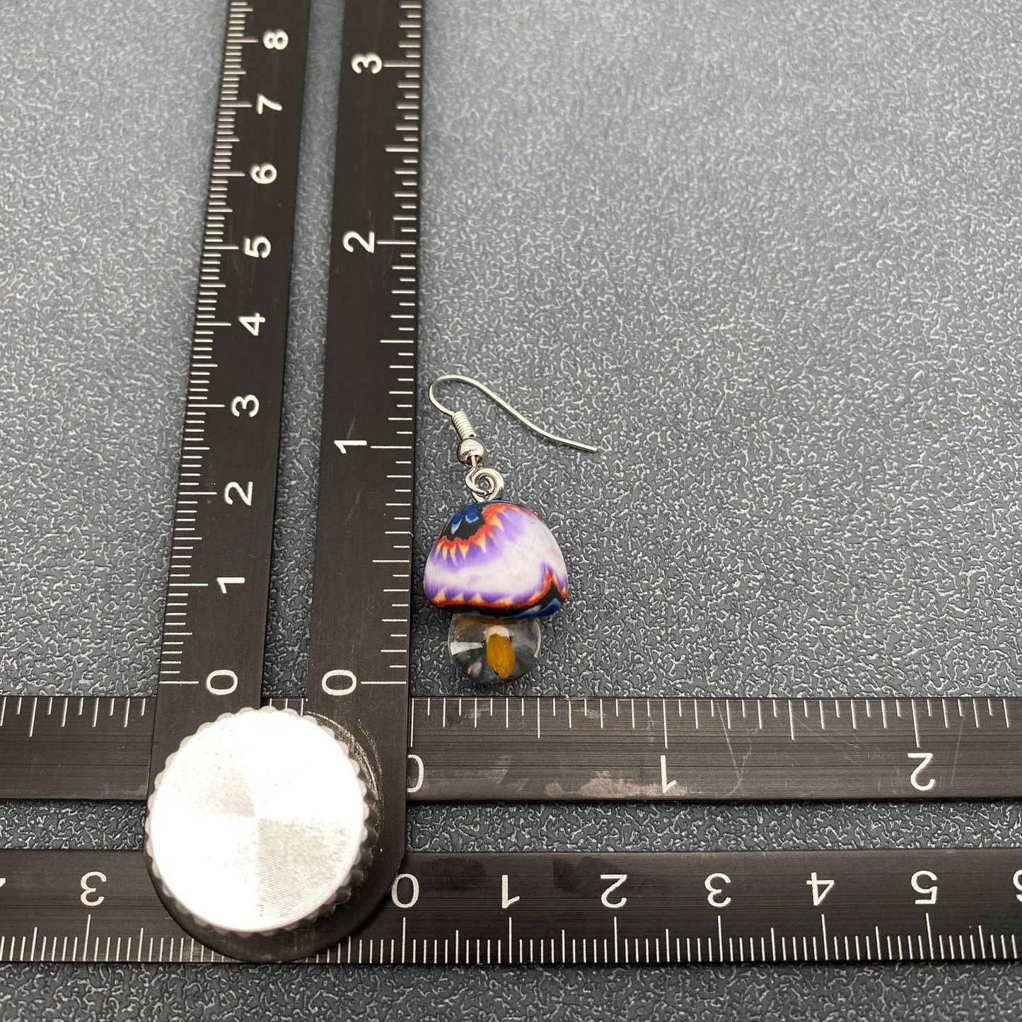 Multi-Style Polymer Clay & Glass Mushroom Charm Earrings