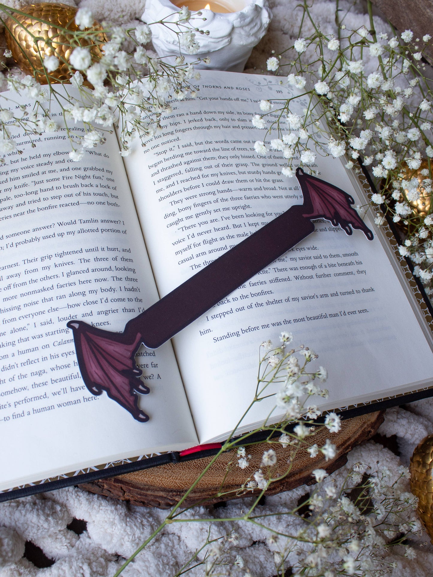 3D Dragon Wings Bookmark