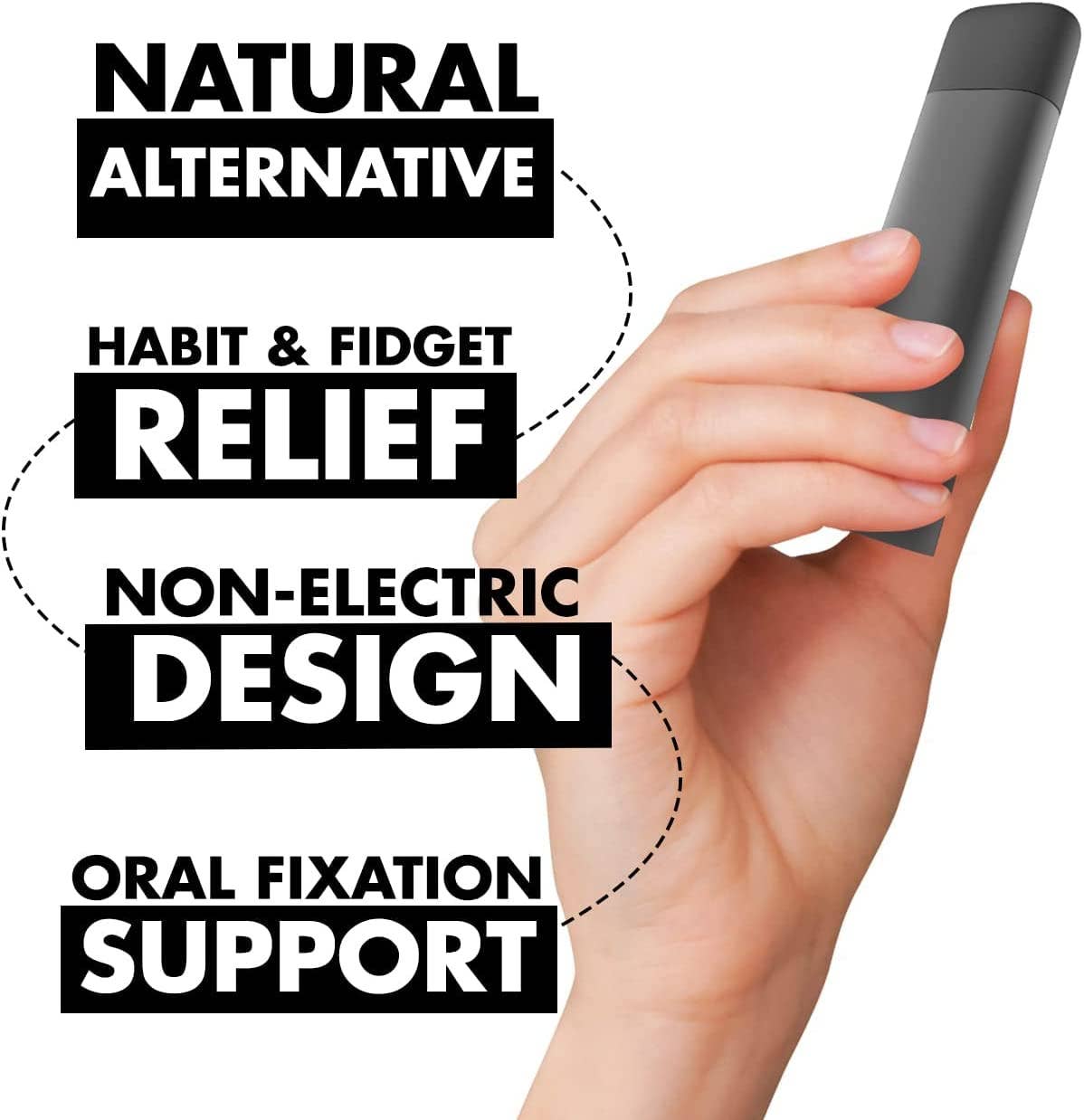 Natranal Coffee Bean + Hemp Habit Replacement Oral Fixation Puffer to Replace Smoking or Vaping
