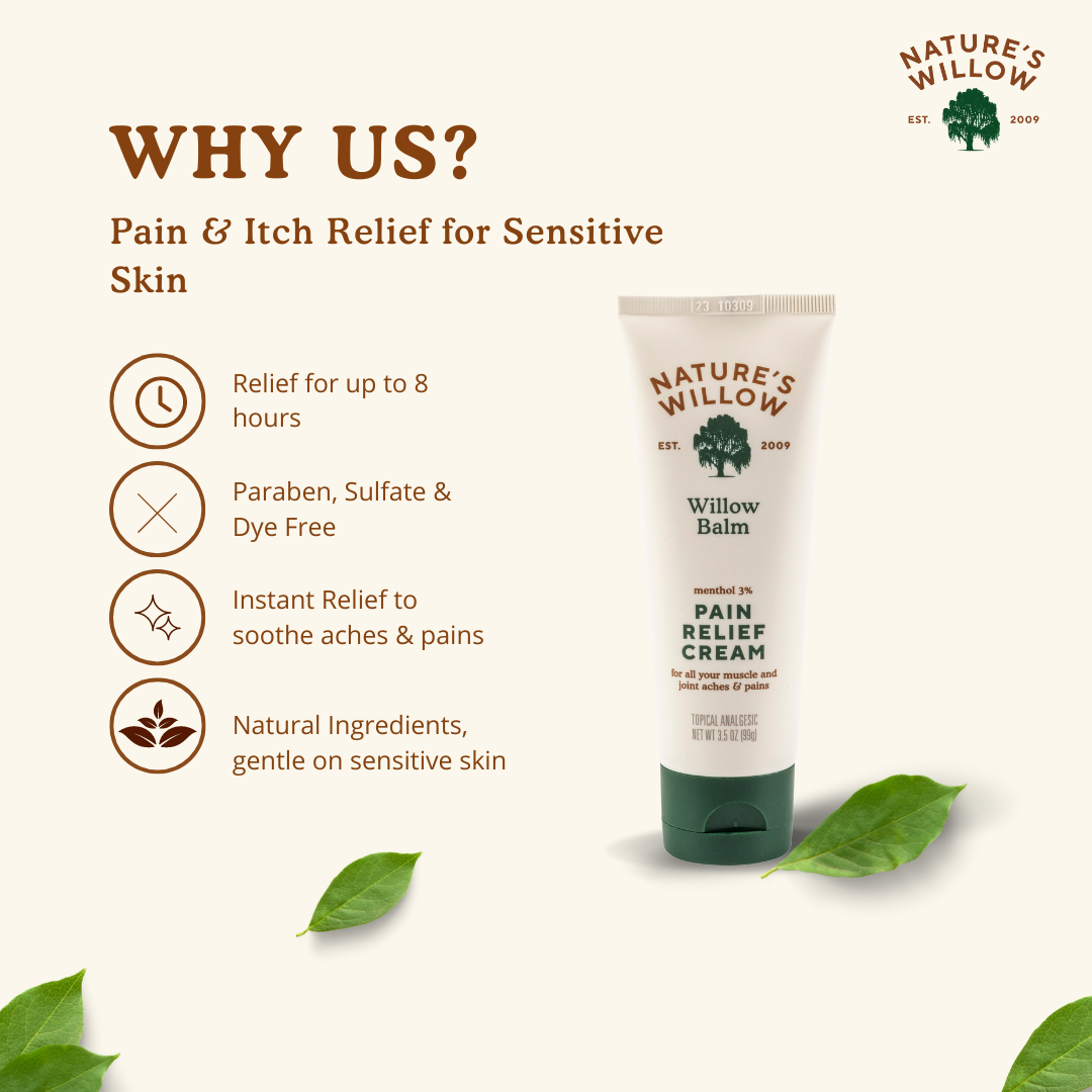 Natures Willow Pain Relief Cream