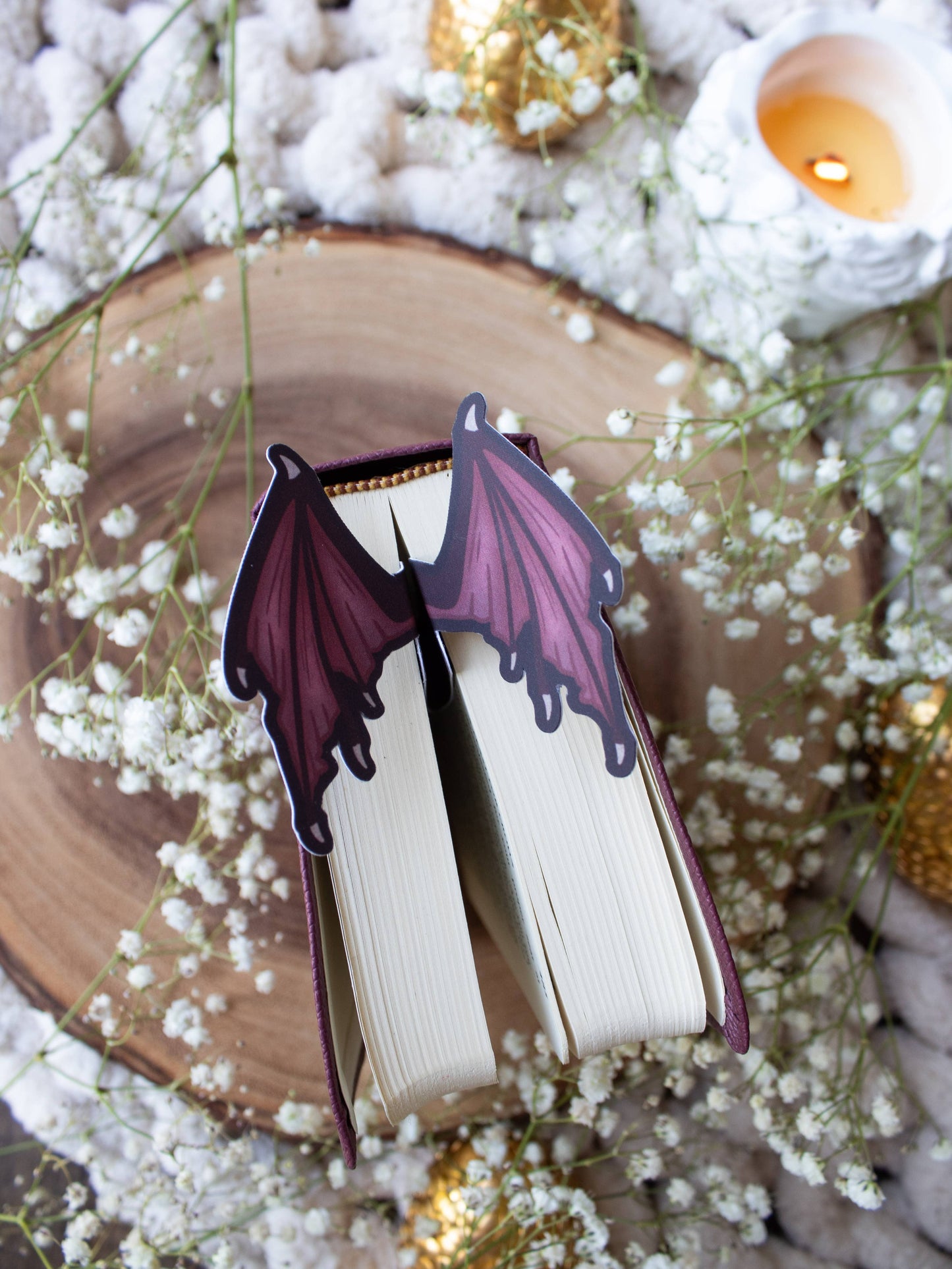 3D Dragon Wings Bookmark