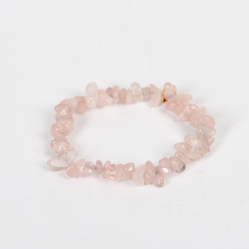 Women Natural Crystal Irregular Stone Bracelet - CS