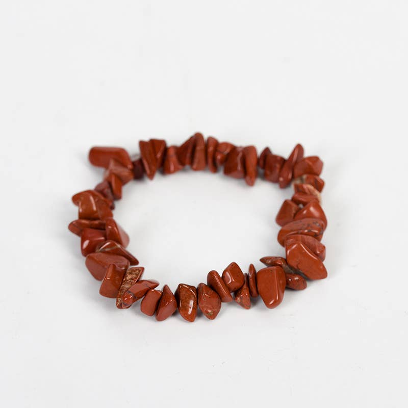 Women Natural Crystal Irregular Stone Bracelet - CS