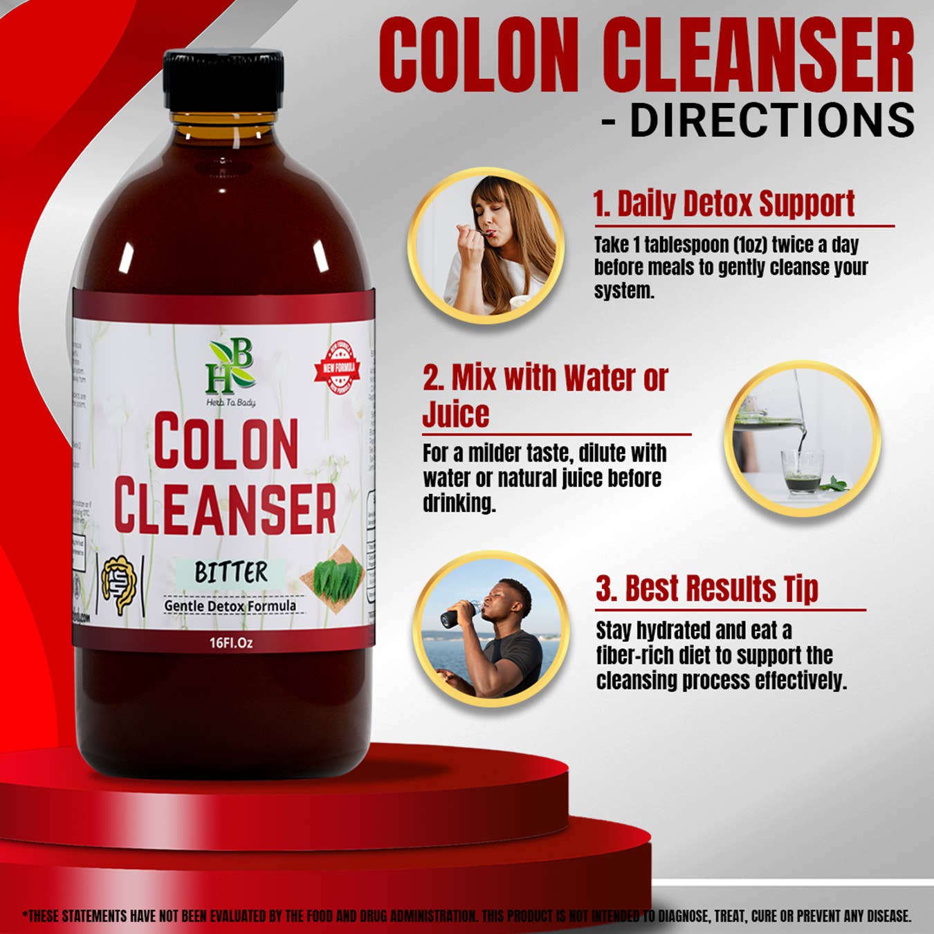 Colon Cleanser Bitter - 16oz