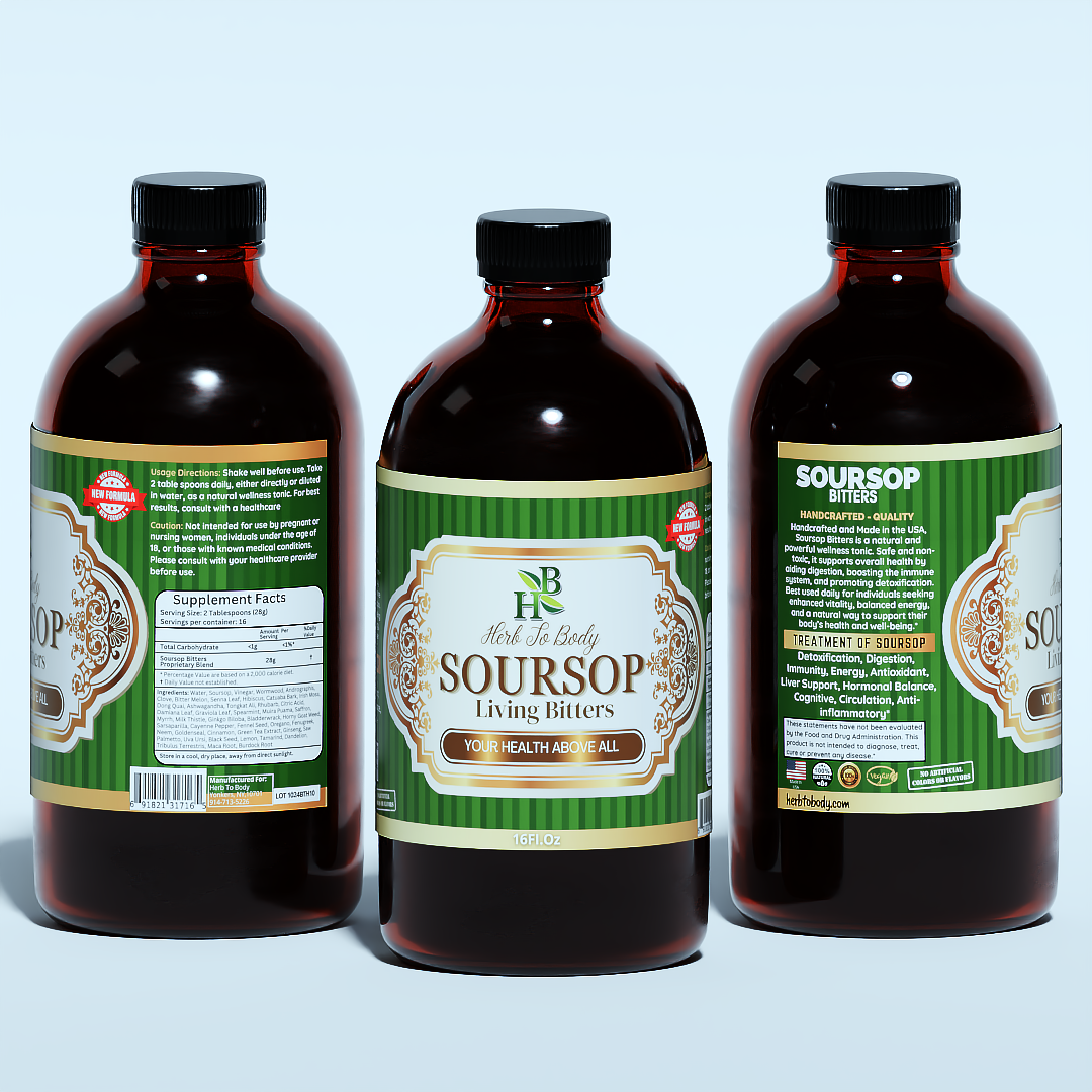 Soursop Living Bitter Oral Supplement 16oz