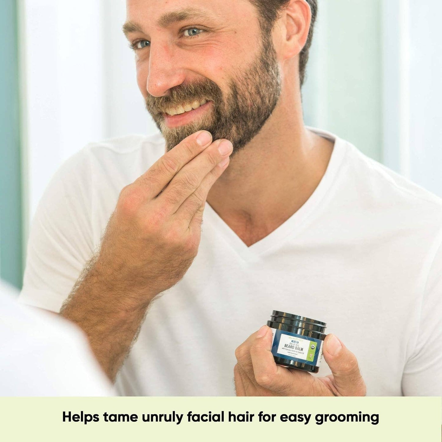 Do-it-all Beard Balm for Face, - Cedarwood 2 Oz.