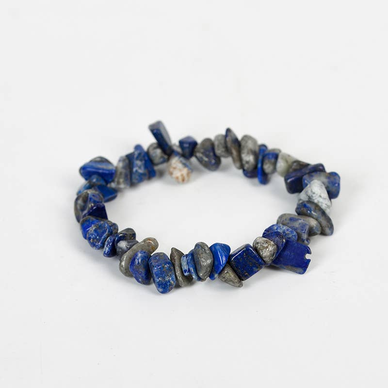 Women Natural Crystal Irregular Stone Bracelet - CS