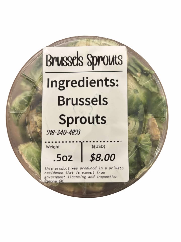 Brussel Sprouts Freez Dried