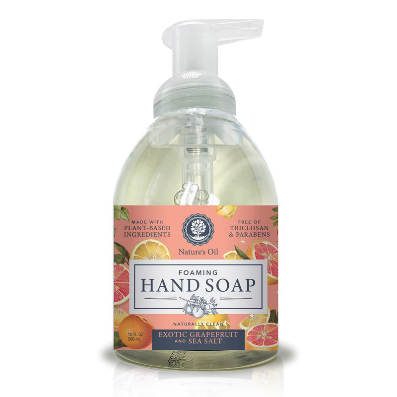 Natures Oil Exotic Grapefruit and Sea Salt Foaming Hand Soap 10oz