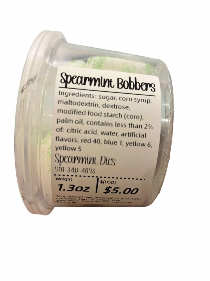 Spearmint Bobbers