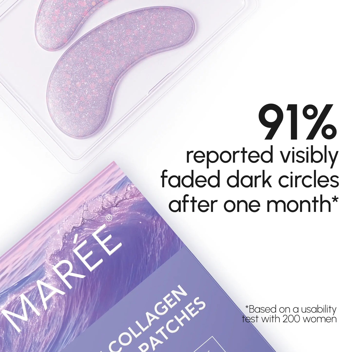 Violet Eye Patches for Dark Circles