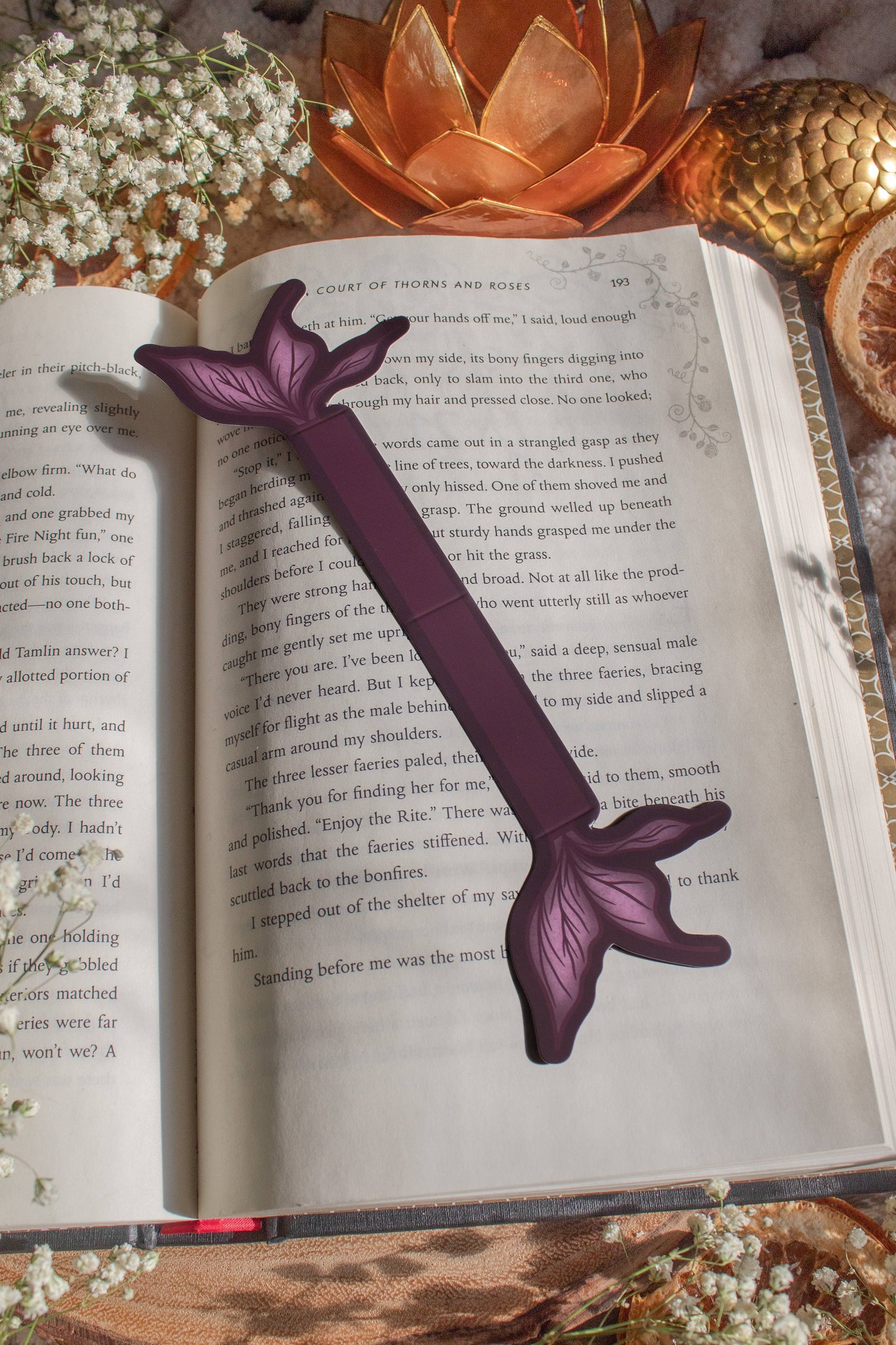 3D Dark Faerie Wings Bookmark