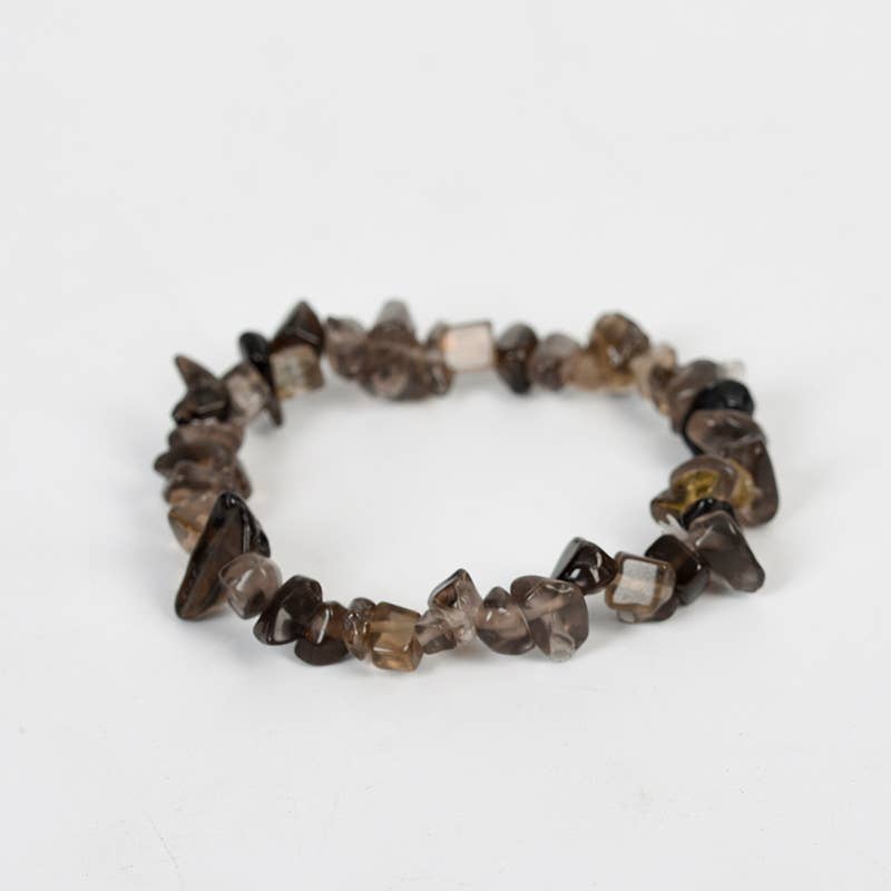 Women Natural Crystal Irregular Stone Bracelet - CS