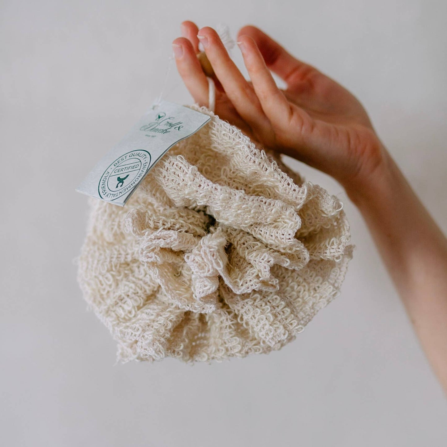 Spa gift set in bathtub, natural sustainable eco