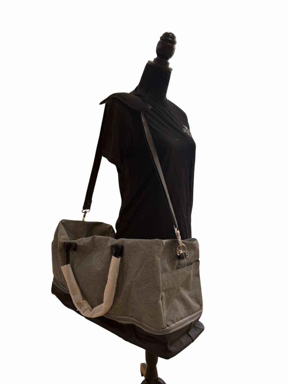 Grey Duffel Bag