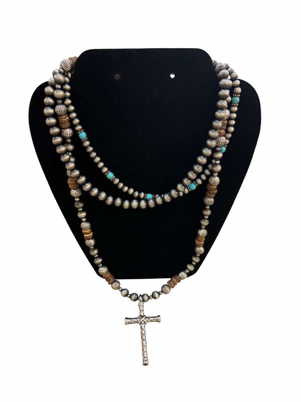 Cross multi necklace