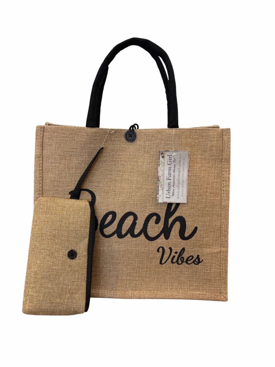 Beach Vibes Bag w/ Pouch