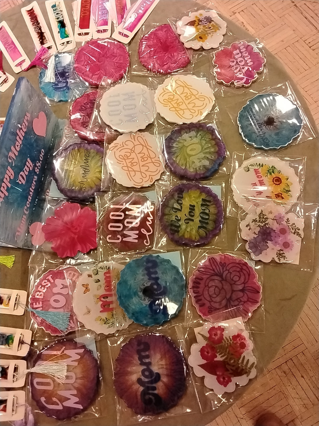 Mother's Day Resin Coaster