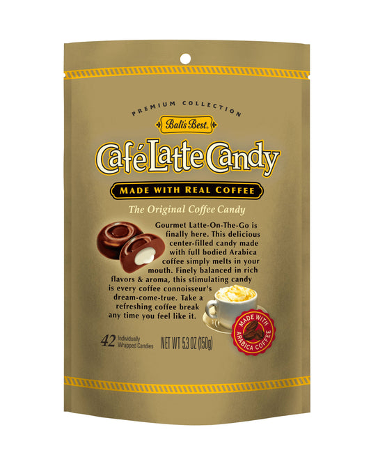 Bali's Best Cafe Latte Candy, 5.3oz Bag,