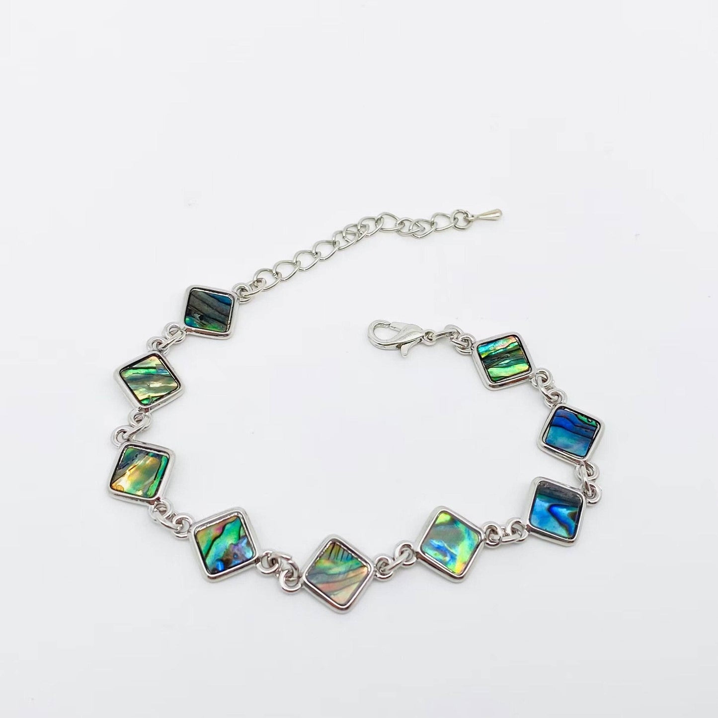Multi-style Abalone Shell Metal Chain Bracelets