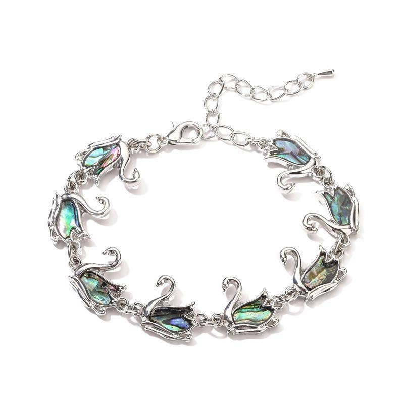 Multi-style Abalone Shell Metal Chain Bracelets