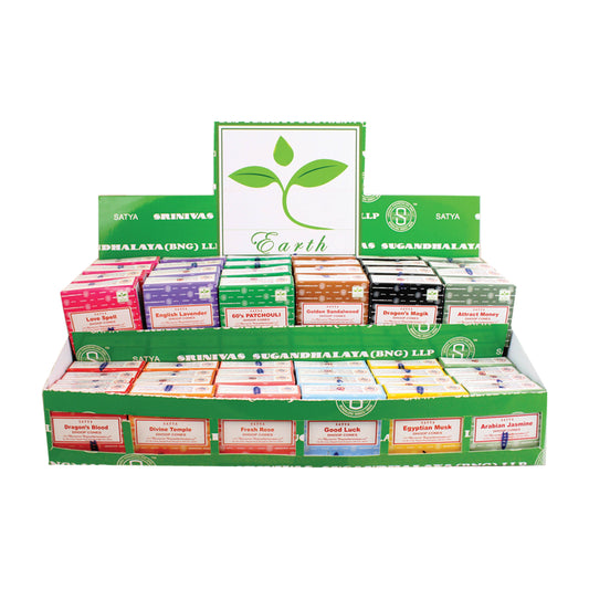 Satya - Nag Champa Assorted Cone Incense