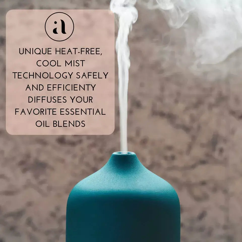 Aroma Diffuser for Essential Oil and Aromatherapy, Blue Teal