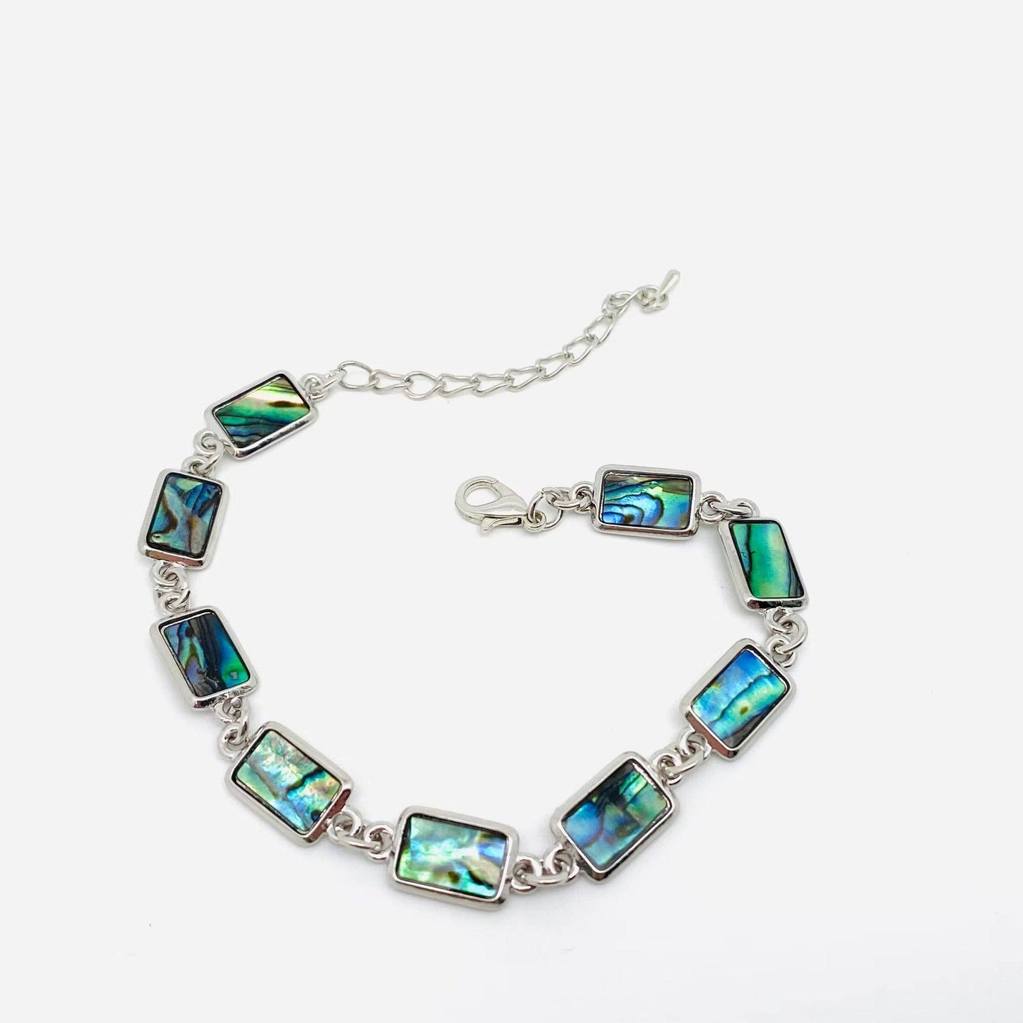 Multi-style Abalone Shell Metal Chain Bracelets