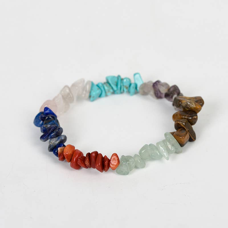 Women Natural Crystal Irregular Stone Bracelet - CS