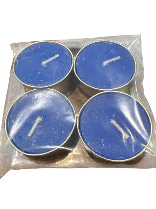 Blue T Candles 4 pack