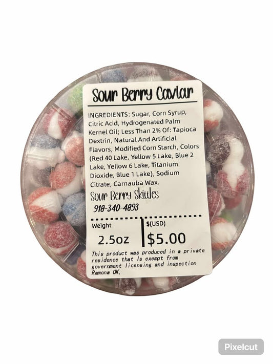 Sour Berry Caviar 2.5 oz