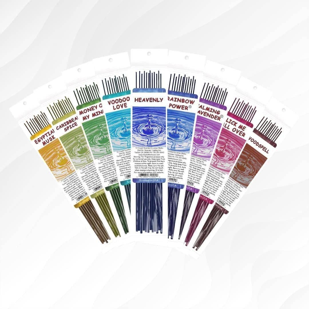 Premium Hand Dipped Incense 12 Scents per pack