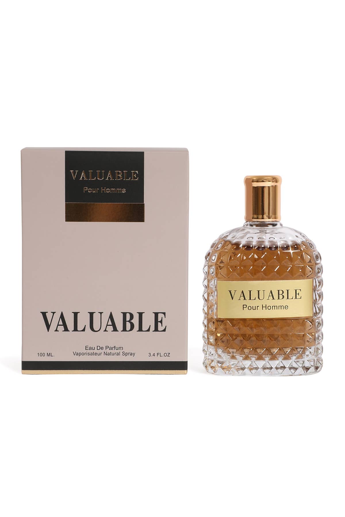 Valuable Pour Homme Natural Spray Cologne for Men