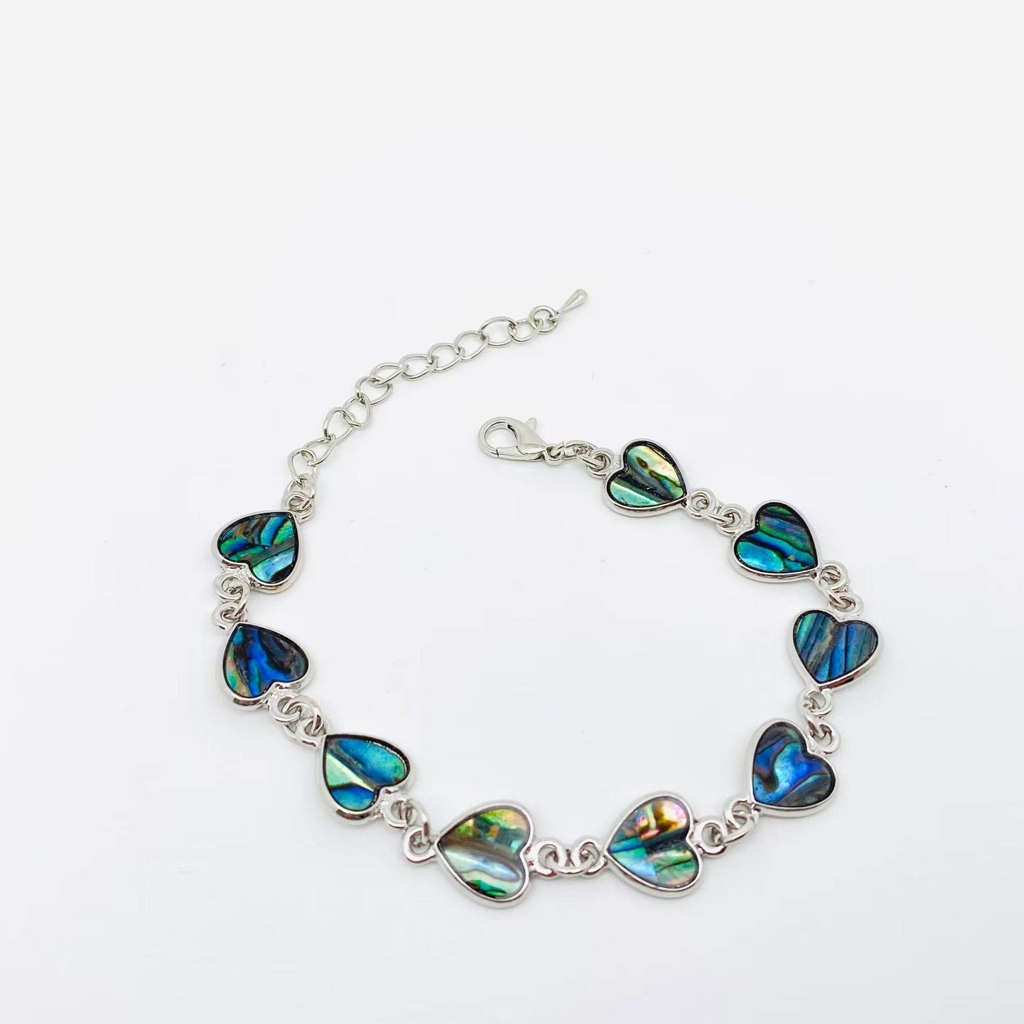 Multi-style Abalone Shell Metal Chain Bracelets