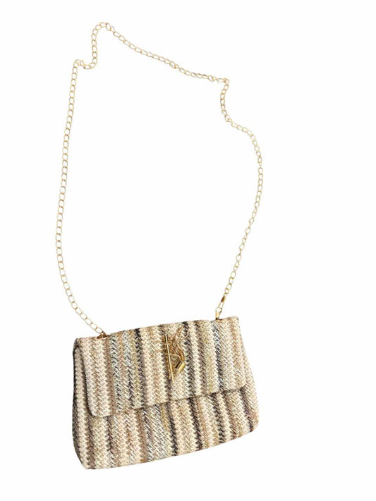 Stripped Chain Strap Bag