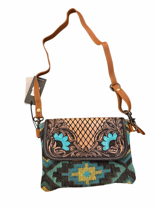 Myra hand tooled bag