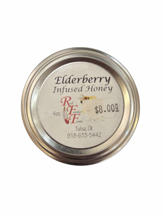 Elderberry Infused Honey